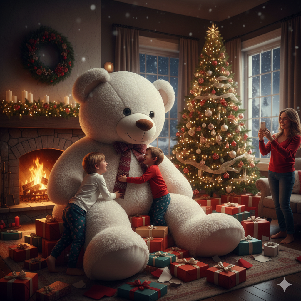 Warum ist ein Riesen Kuscheltier das beste Weihnachtsgeschenk?